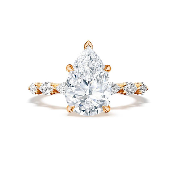 Pear Solitaire Engagement Ring