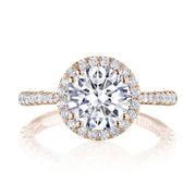 Round Bloom Engagement Ring