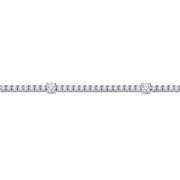 Diamond Station Line Bracelet 2.60ctw approx.