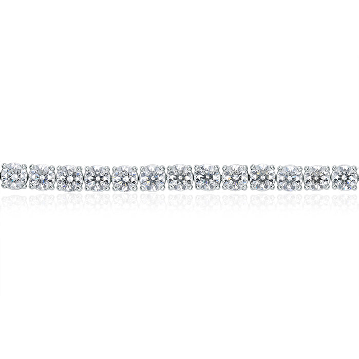 Classic 4-Prong Line Bracelet 8.80ctw approx.