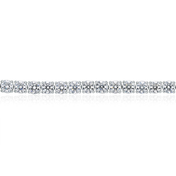 Classic 4-Prong Line Bracelet 8.80ctw approx.