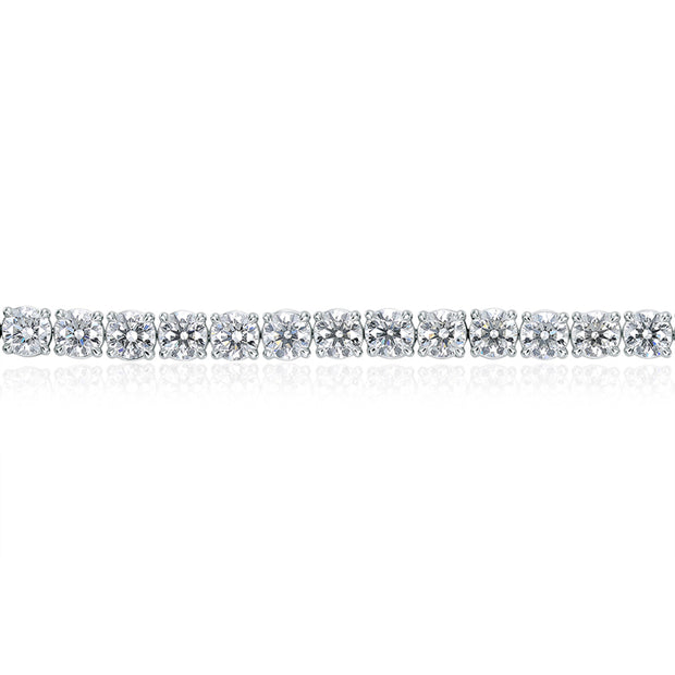Classic 4-Prong Line Bracelet 8.80ctw approx.