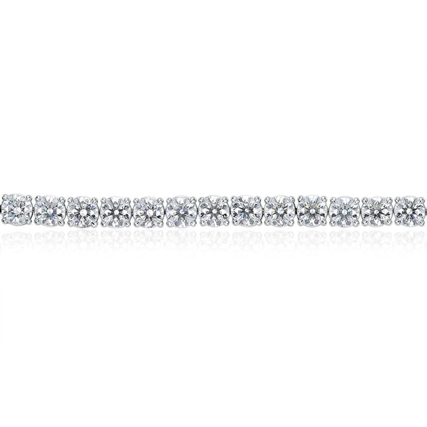 Classic 4-Prong Line Bracelet 8.80ctw approx.