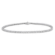 Classic 4-Prong Line Bracelet 2ctw approx.