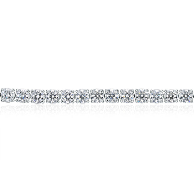 Classic 4-Prong Line Bracelet 7.40ctw approx.