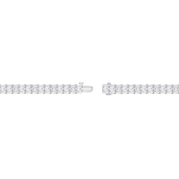 Oval Illusion Tennis Bracelet 8ctw approx.