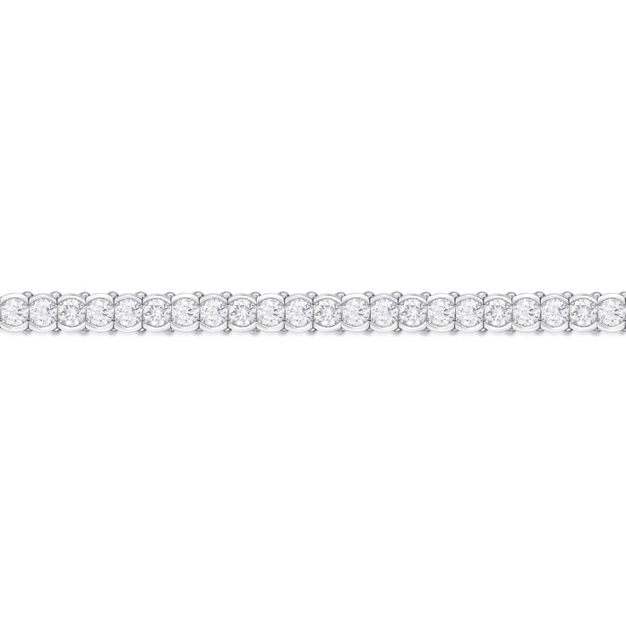 Oval Illusion Tennis Bracelet 8ctw approx.