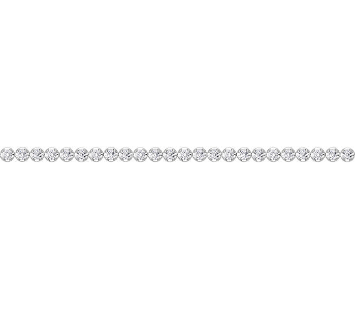 Oval Illusion Tennis Bracelet 2.95ctw approx.