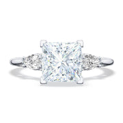 Princess 3-Stone Engagement Ring