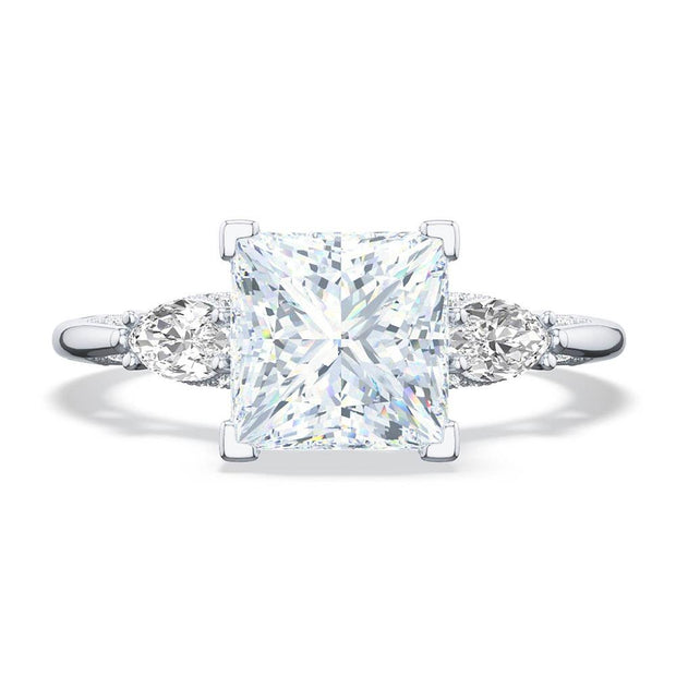 Princess 3-Stone Engagement Ring