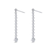 Lila Drop Earrings 1ctw approx.