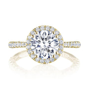 Round Bloom Engagement Ring