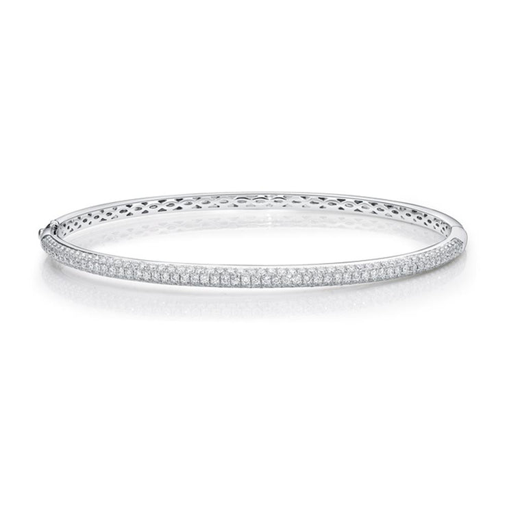 Pave Diamond Bangle 1.50ctw approx.