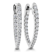 Imperial Diamond Hoops .75ctw approx.