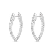 Imperial Diamond Hoops .75ctw approx.