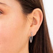 Imperial Diamond Hoops .75ctw approx.