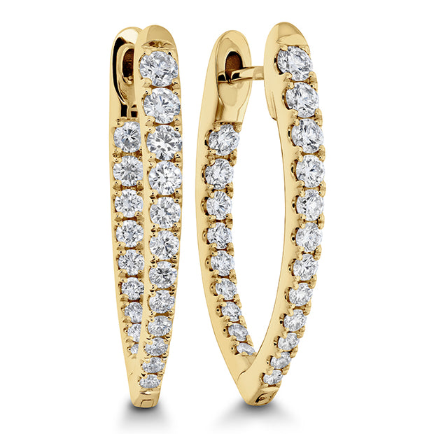 Imperial Diamond Hoops .75ctw approx.