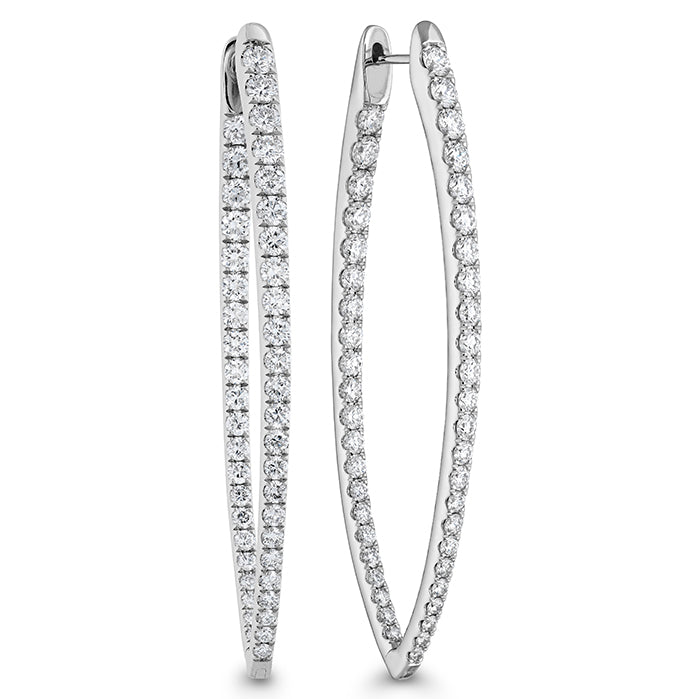 Imperial Diamond Hoops 3.40ctw approx.