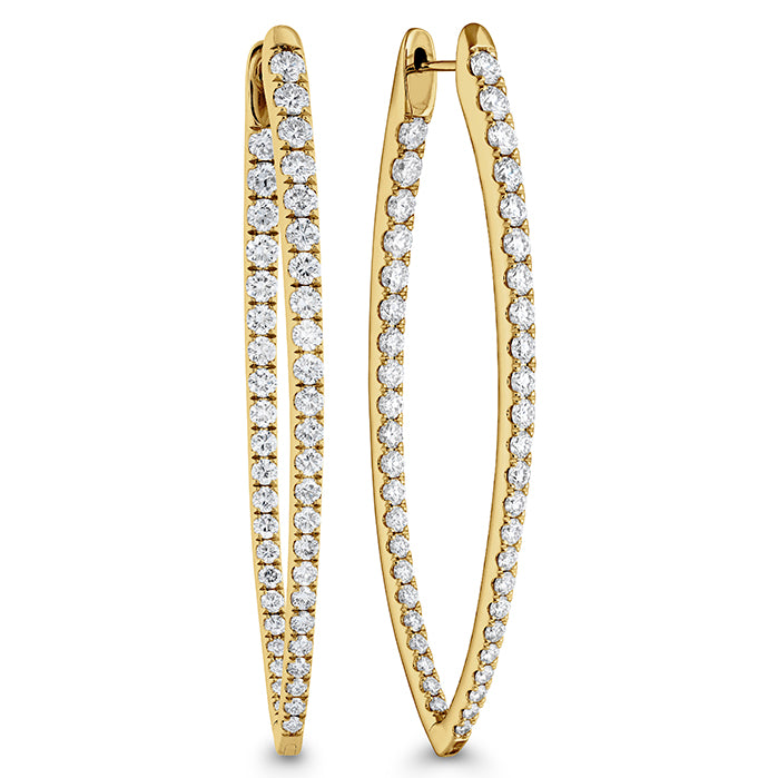 Imperial Diamond Hoops 3.40ctw approx.