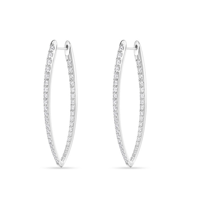 Imperial Diamond Hoops 2.40ctw approx.