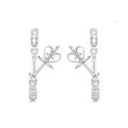 Precious Prong Theme (angled pin post) Round Hoops