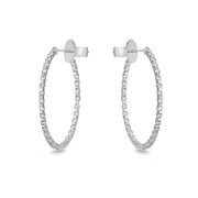 Precious Prong Theme (angled pin post) Round Hoops