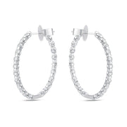 Precious Prong Theme (angled pin post) Round Hoops