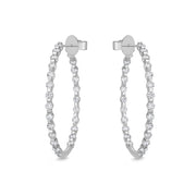 Precious Prong Theme (angled pin post) Round Hoops