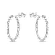 Odessa Round Hoops .75ctw approx.