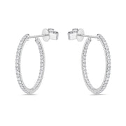 Odessa Round Hoops .75ctw approx.