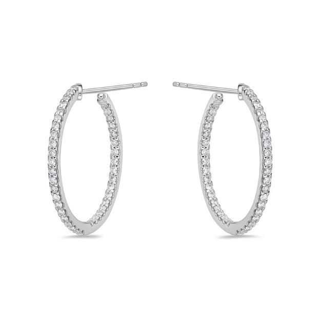 Odessa Round Hoops .75ctw approx.