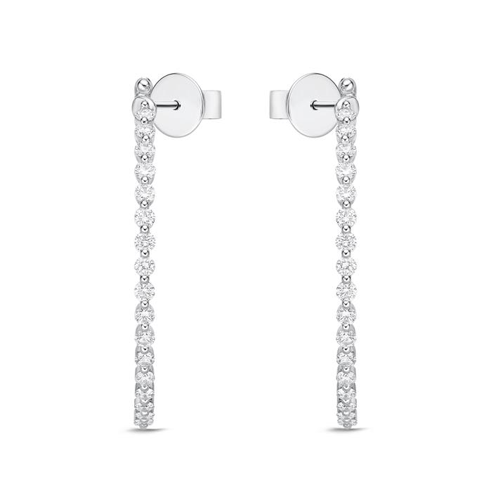 Aura Diamond Hoops .75ctw approx.