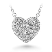 Pave Heart Necklace .50ctw approx.