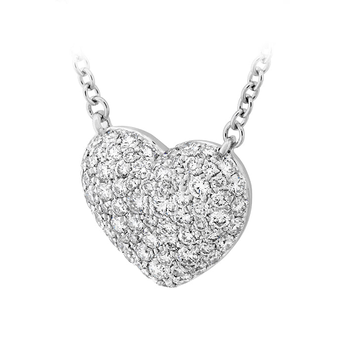 Pave Heart Necklace .50ctw approx.