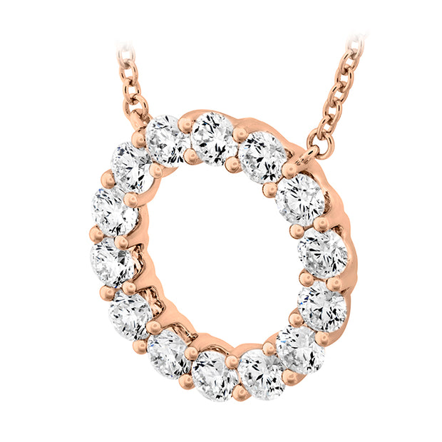 Diamond Circle Necklace 1ctw approx.