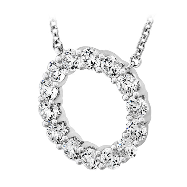Diamond Circle Necklace 1ctw approx.