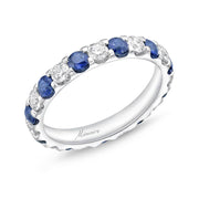 Odessa Sapphire and Diamond Eternity Band (EROD256)