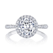 Round Bloom Engagement Ring