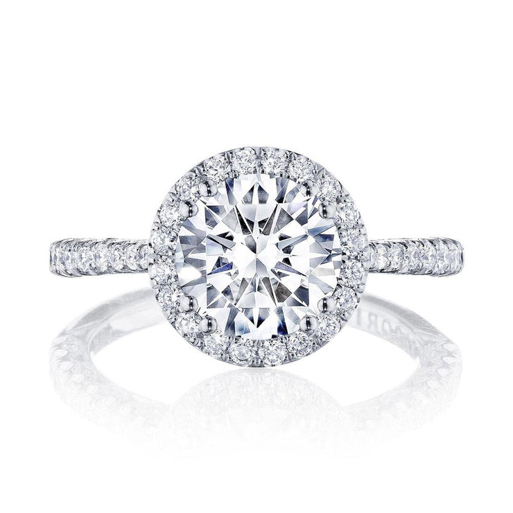 Round Bloom Engagement Ring