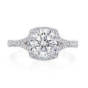 Round Bloom Engagement Ring