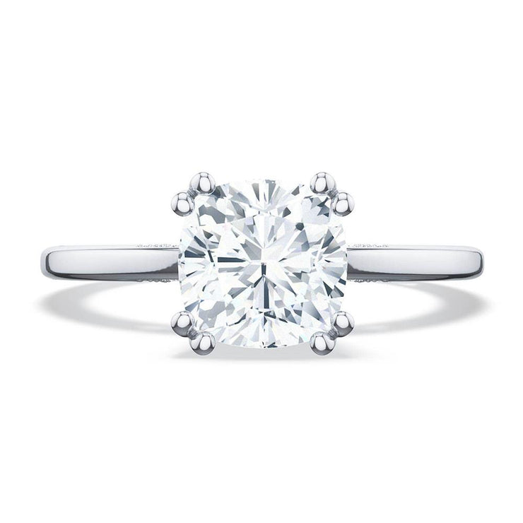 Cushion Solitaire Engagement Ring