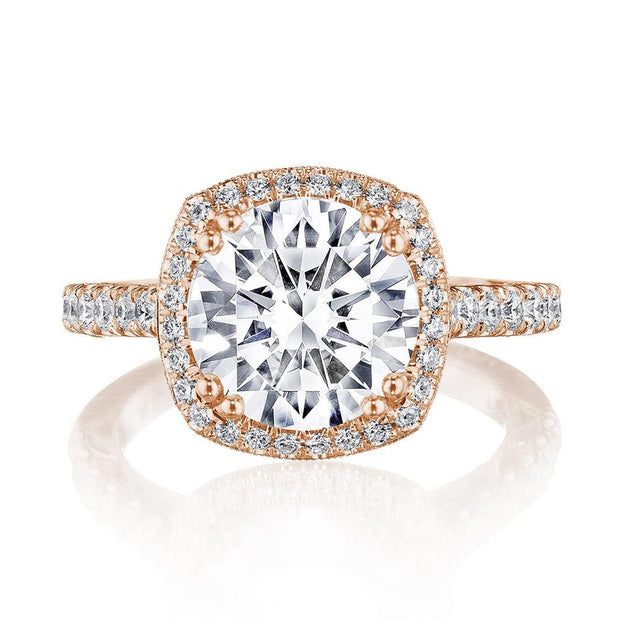 Cushion Bloom Engagement Ring