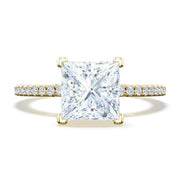 Princess Solitaire Engagement Ring