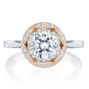 Round Bloom Engagement Ring