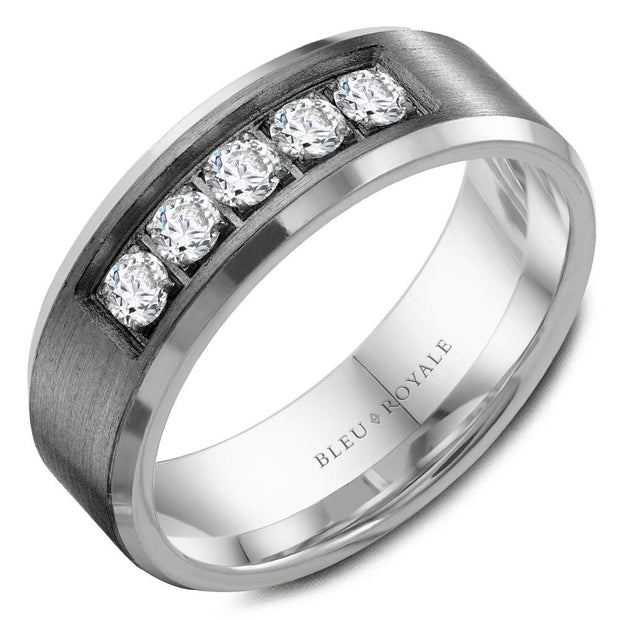 Bleu Royale Wedding Band