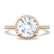 Round Bloom Engagement Ring