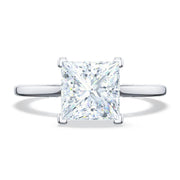 Princess Solitaire Engagement Ring