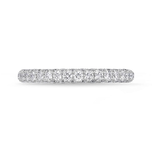 1.15cttw Dia Double Pave Band