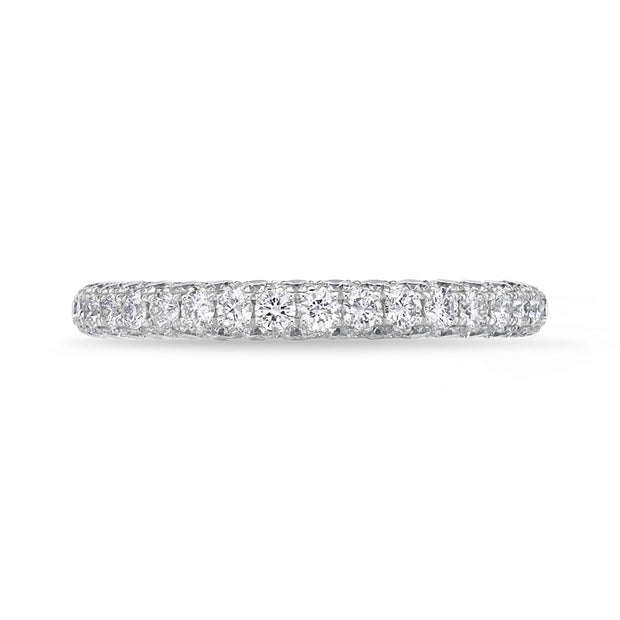 1.15cttw Dia Double Pave Band