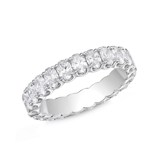 Geo Arts Eternity Oval Band 3.30-4.00ctw approx.